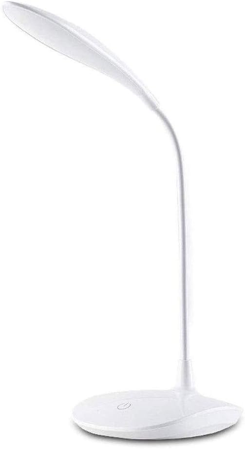 Lpiotyutd Table Lamp Dimmable Fold Table Lamp - USB Charging Port，Gooseneck，Eye-caring Table Lamps，Touch Dimmer Bedside Table Lamp，Flexile Table Lamp，Low Power Consumption Applicable to Lamp for Dorm.