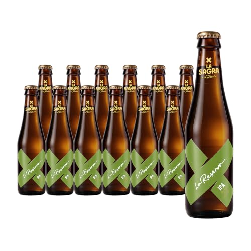 La Sagra India - Cerveza estilo IPA - Alc. 7,2% vol. - Caja de 12 botellas de 330 ml - Total: 3960 ml