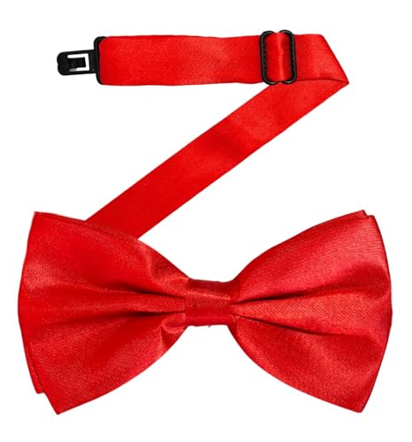 Image of MDSTYLE Bow Ties for Men Pre-Tied Adjustable - Classic Men's Bow Tie - Tuxedo Wedding Formal Bowtie Solid Color Bowties