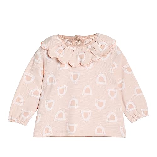 Image of miniklub Rose Print Organic Cotton Blouson Top