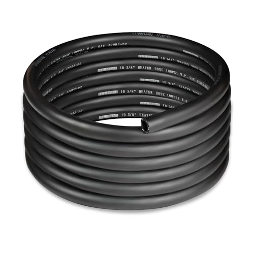 EVIL ENERGY 5/8' Heater Hose Coolant Radiator Straight 100PSI SAE 20R3 15FT Black
