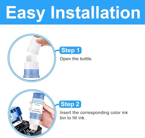 Image of KOSH GI-75 BK Refill Ink Compatible for Canon MAXIFY GX1070, GX2070 Printers