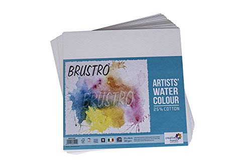 Image of BRUSTRO Technical Pen Black (Pack of 6) Watercolour Paper