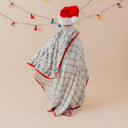 Image of Copper Pearl Jumbo 3-Layer Baby Blanket: Soft Baby Quilts for Boys and Girls | Breathable, Cozy, Toddler Blanket | Baby Quilt for Newborns | 46x46 Premium Polyester /Rayon | Snowy Slopes