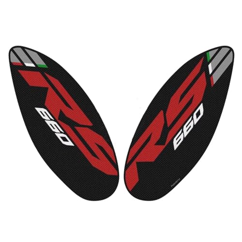 Autocollant réservoir moto Aprilia RS 660 anti-rayure noir