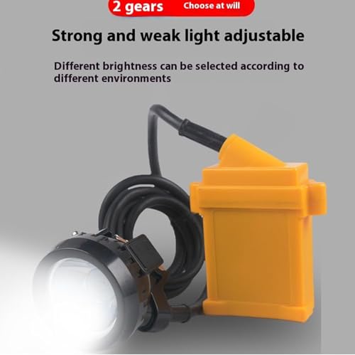 Casco de seguridad portátil con faro LED impermeable contra la oscuridad 4
