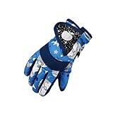 Skihandschuhe Kinder Snowboard Handschuhe Warme Winterhandschuhe Wasserdichte und Winddichte Verdickt Schneehandschuhe Fausthandschuhe für Jungen und Mädchen 3-15 Jahre Skifahren Snowboarding Spielen