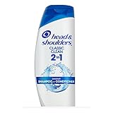 Head and Shoulders Classic Clean Anti-Dandruff 2 in 1 Paraben Free Shampoo and Conditioner, 23.7 fl