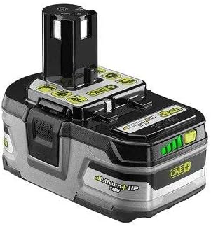 Ryobi P191 18V 3.0AH LITHIUM+ HP BATTERY with Power Meter Ugraded for More Power, Faster Recharge and Longer Run Time - Significant Performance Upgrade for ALL Ryobi ONE+ Tools