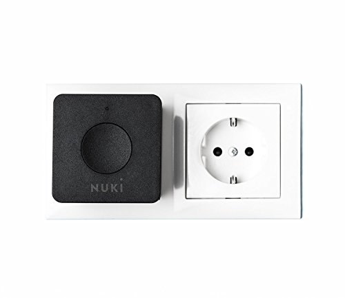 nuki Home Solutions 20116 Bridge de automático de apertura de puerta con Bluetooth y Wi-Fi Smart Home, 1 W, 240 V, color negro