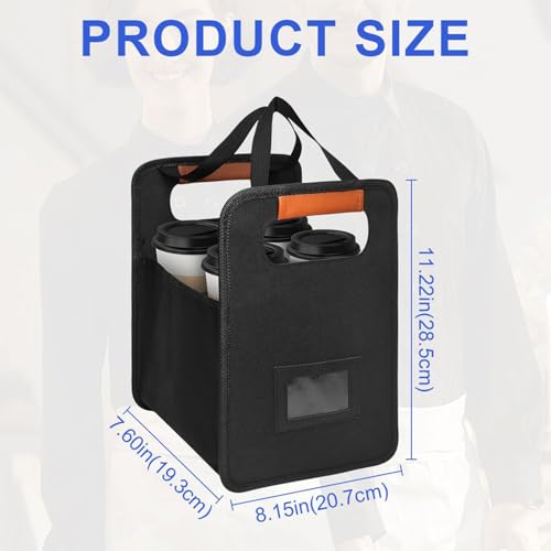 Porte-gobelet portable support de boisson réutilisable pliable 4 places - 5