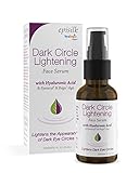 Hyalogic Dark Circle Lightening Face Serum - Treat Under Eye Dark Circles w/Hyaluronic Acid, Eveseryl & Regu-Age - Soothe, Nourish & Rejuvenate Skin - 1oz
