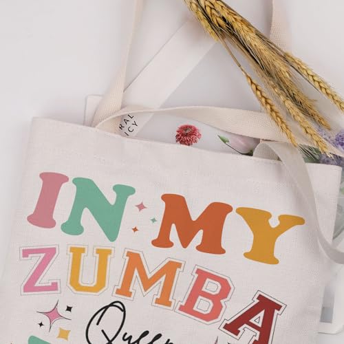 MAOFAED Dance Teacher Present, Daning Team Gift, Canvas Tote Bag for Dance Lover, Dancer Gift (zumbaqueen era)4