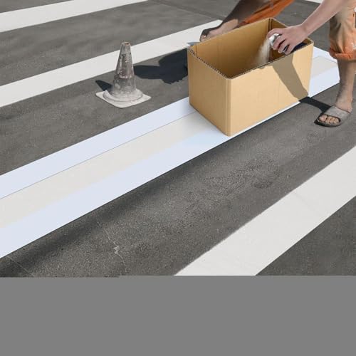 Plantillas para parkings reutilizables con letras plegables para pintar pavimento y carreteras 4