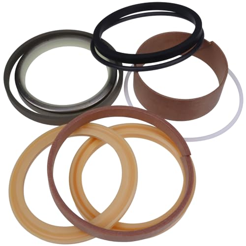 Image of HOLDWELL Hydraulic Cylinder Seal Kit 1542923C2 G110046 Compatible with Case IH Backhoe Loaders 580SK 580SL 580SM