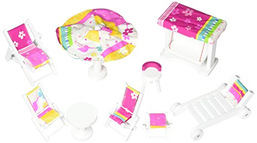 GOKI susibelle Casa De Muñecas Muebles Para Jardín Set 9 partes