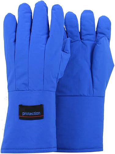 MEZXU Waterproof Cryo-Grip Glove，Waterproof Safety Glove Cryo Work Glove，Mid-Arm Cryo-Glove，Cryogenic Gloves Liquid Nitrogen Protective- 200°C to- 360°C Low Temperature Resistance Labor (3, Large)