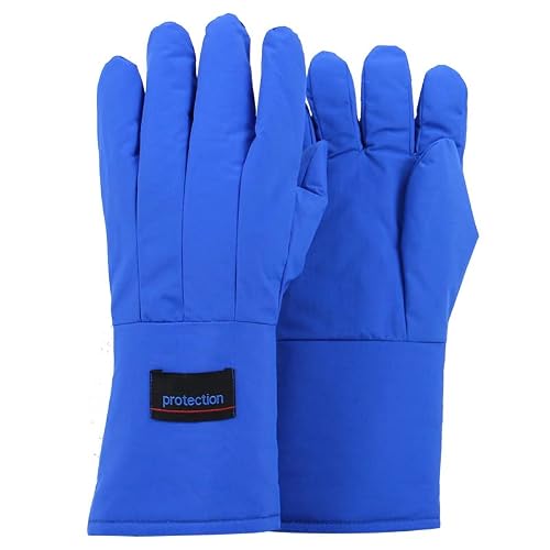 Mezxu Waterproof Cryo-Grip Glove，Waterproof Safety Glove Cryo Work Glove，Mid-Arm Cryo-Glove，Cryogenic Gloves Liquid Nitrogen Protective- 200°C To- 360°C Low Temperature Resistance Labor (3, Large) #TOP25