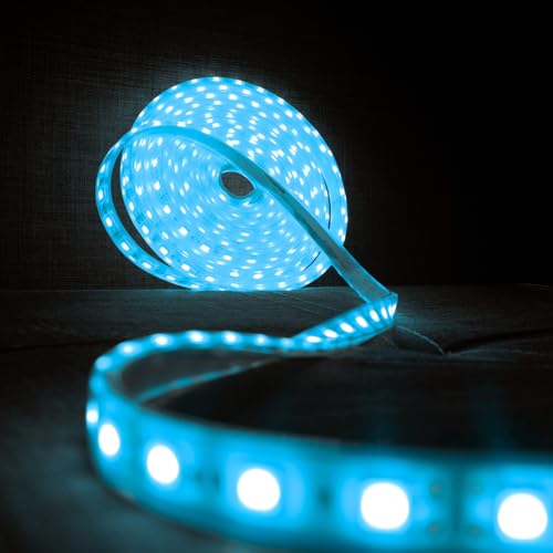 Panasonic Polycarbonate 5 Meter LED Strip Lights, 300 Led Strip Light, IP 20 Blue LED Lights for Home Decoration, Bedroom, Diwali Decoration & False Ceiling