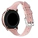 Produktbild Shedesa 20mm Armband Leder Uhrenarmband Armbänder Lederarmband Ersatz (Ohne Uhren) - (20mm, Rosa)