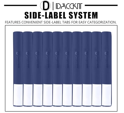 Premium Card Binder 16 Pocket - Fits 1408 Cards，4X4 Ringless Card Album with Sleeves for Trading Cards & Sports Cards（Model A，Navy Blue） by D DACCKIT - Image 8