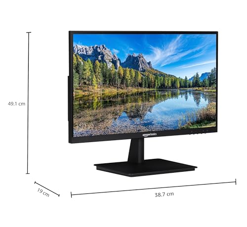 Image of amazon basics 21.5 inch Full HD, Slim LCD Monitor with LED Back Light Technology, Stylish Bezel-Less Design, Wide Angle, ` Flickerless