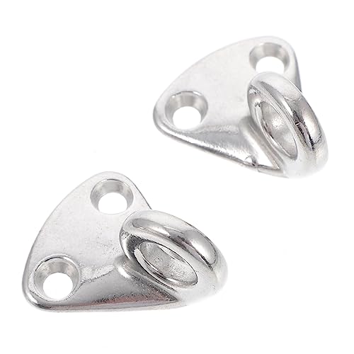 HANABASS Stainless Steel Ladder Hooks for Boat 2pcs Heavy Duty Hanging Hooks Swivel Black