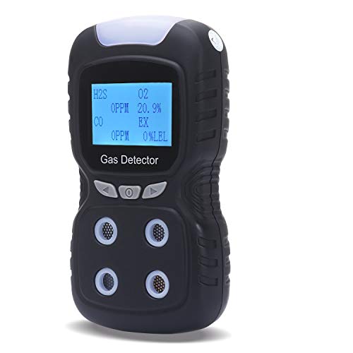 Portable Multi Gas Detector 4 in 1, Koabbit Monitor Gas Detector, Propane, Gas