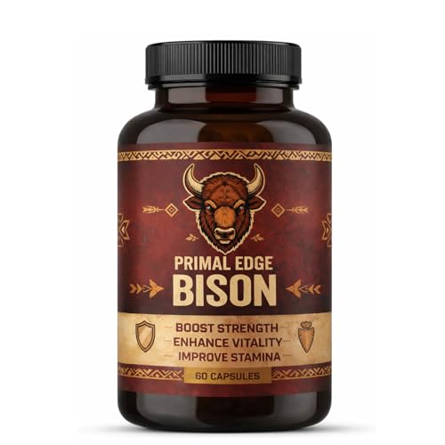 Primal Edge Bison Primal American Bison Extract Capsules 60 Capsules