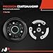 A-Premium Air Conditioner AC Compressor Pulley and Front Plate Compatible with Volkswagen Jetta 2005-2016, Passat 2012-2014, Golf 2010-2014, Beetle 2006-2010 2012-2014, Rabbit 2006-2009 & Audi
