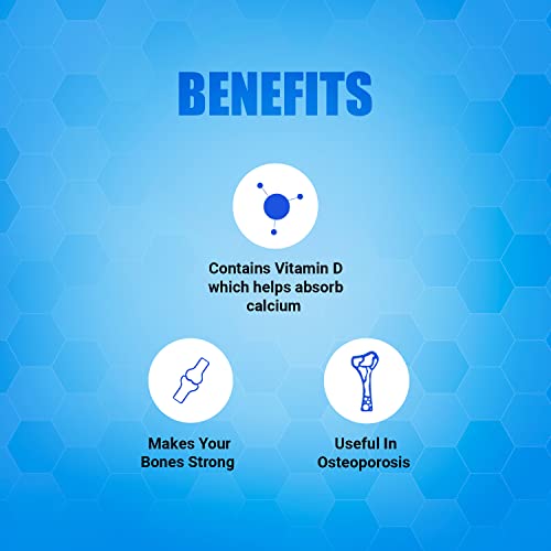 Image of Cipla Maxirich Cal 500 (45 Tablets) | Calcium 500mg & Vitamin D3 | For Strong Bones, Joints & Teeth (15 x 3 Strips)