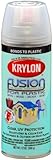 Krylon 2444 'Fusion for Plastic' Clear Plastic Paint - 12 oz. Aerosol