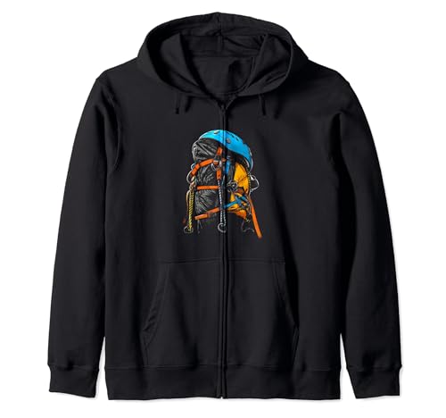 Matériel d'escalade Vector Gift Apparel - Matériel d'escalade Vectoriel grimpeur Sweat à Capuche