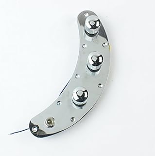 Pre-Wired Fully Loaded Switch Control Plate For Music Man Style Bass,Chrome
