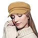 Women's Newsboy Caps Wool Cabbie Beret Hat Fashion Ladies Pageboy Caps for Womens Khaki