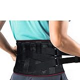 Back Brace Lumbar Support Belt, Breathable Lower Back Brace with Removable Pad for Back Pain, Sciatica, Herniated Disc, Anti-Skid Back Brace with Adjustable Support Straps (XL(36.7'-43'))