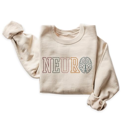 Neuro Department Sweatshirt - Gift For Neurologist - Neuroscience Nurse - Nursing School Graduation - Unisex Graphic Crewneck Sweatshirt Ash Grey2