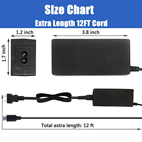 UL Type C AC Charger for Acer Chromebook 314 CB314-1H-C884 CB314-1HT-C7C0 CB314-1H-C34N CB314-1H-C66 Laptop Power Supply USB-C USB C Adapter W/ 12Ft Cord