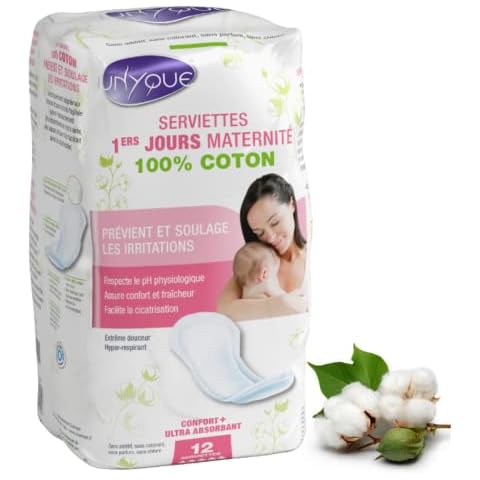 Unyque Serviettes de maternité 100 % coton Cover