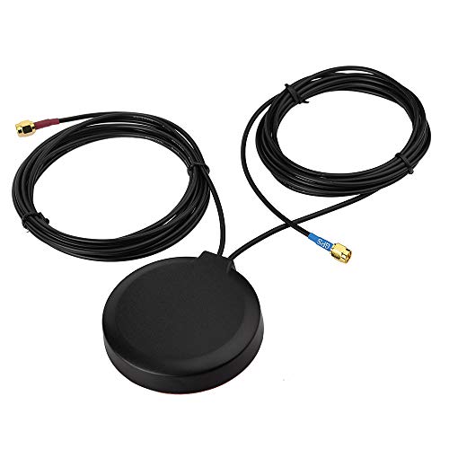 Superbat Gps + 4G Lte Combination Antenna Magnetic Mount With Sma Connector For Gps Navigation Head Unit Car Telematics 4G Lte Mobile Cell Booster System #TOP1