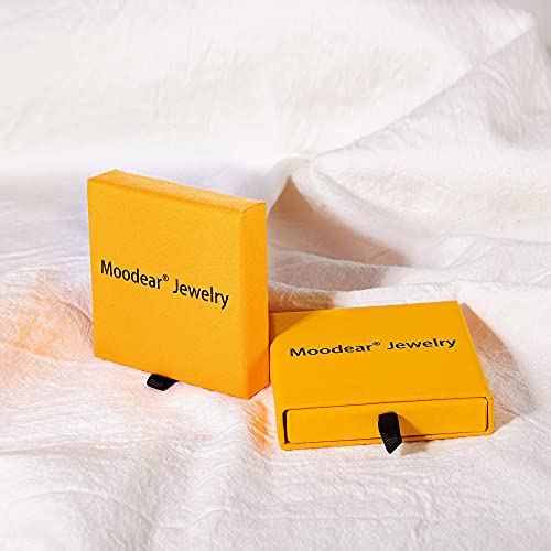 Moodear Gold Drop Earrings,Birth Flower Earrings 18K Gold Engraved Cosmos ​Birth Month Flower Dangle Earrings Dainty Minimalist Oval Floral Pendant Earring Personalized Cewelry Statement Birthday Gift For Her #TOP7