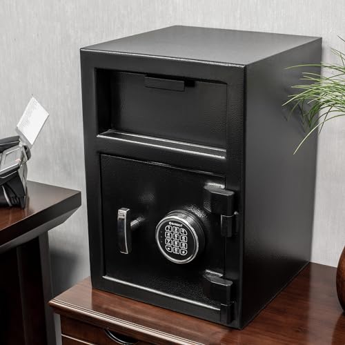 BARSKA AX12588 Standard Keypad Security Depository Drop Safe 1.03 Cubic Ft thumbnail 2