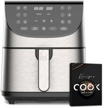 MasterPro ROCKET 700 - Freidora de Aire 1800W 7L - 12 Programas -...