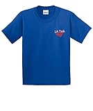 NCAA Youth Patterned Heart Short Sleeve Cotton T-Shirt