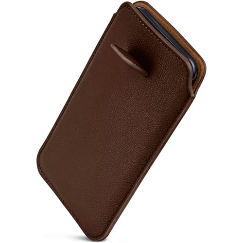 Étui iPhone 13 mini marron pour vos déplacements professionnels et quotidiens