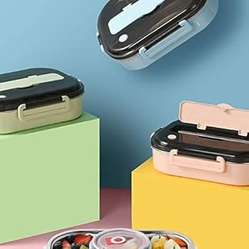 ランチBOX Amazon｜Shi ZX 304ステンレス鋼スクエアランチボックスベント