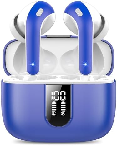 Bluetooth Kopfhörer, In Ear Kopfhörer Kabellos Bluetooth 5.3 mit 50H Tiefer Bass, 2026 Neue Kabellose Kopfhörer Noise Cancelling Earbuds mit 4 ENC Mic, IPX22 Wasserdicht Ohrhörer,