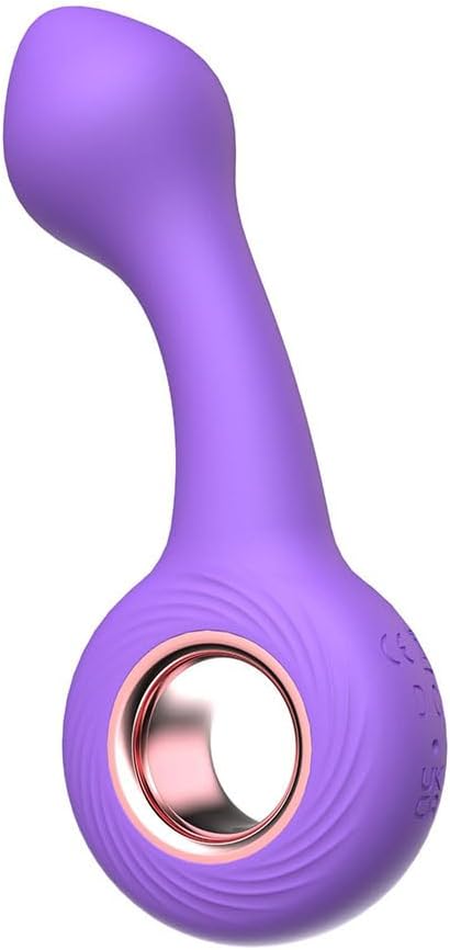 Female vibrator, 12 vibration modes G-spot vibrator, full body massage stick stimulation stick, couples sharing adult sexual products, suitable for female masturbation equipment (purple)