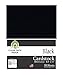 Black Cardstock 8.5" x 11" - 50 Pack from Cardstock Warehouse 65# Cover