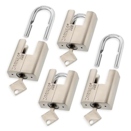 What kind of lock can i use on luggage Durable Keyed Alike Padlock Set